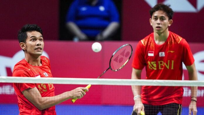 Fajar/Rian kalah di partai final Korea Open 2022 (foto: dok. PBSI)