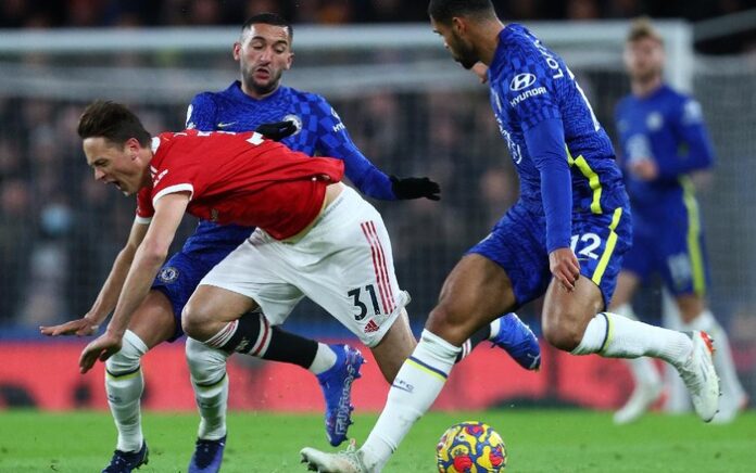 Pertemuan Chelsea dengan Man United pada pekan ke-13 musim ini yang berakhir dengan skor imbang 1-1 (foto: Getty Images)