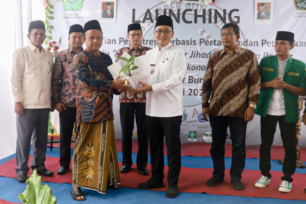 Dukung Swasembada Pangan, Bupati Pamekasan Launching Pondok Pesantren berbasis Agri Santripreniur