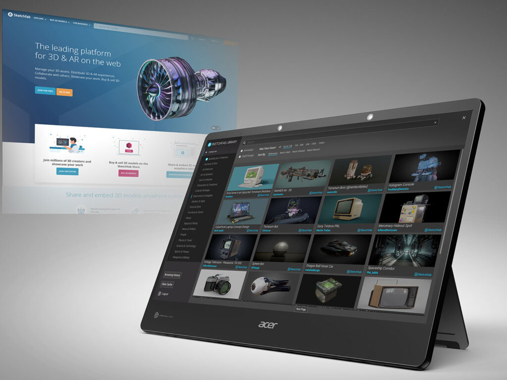 Acer Perkenalkan Laptop dan Monitor Gaming Layar 3D Tanpa Kacamata Baru