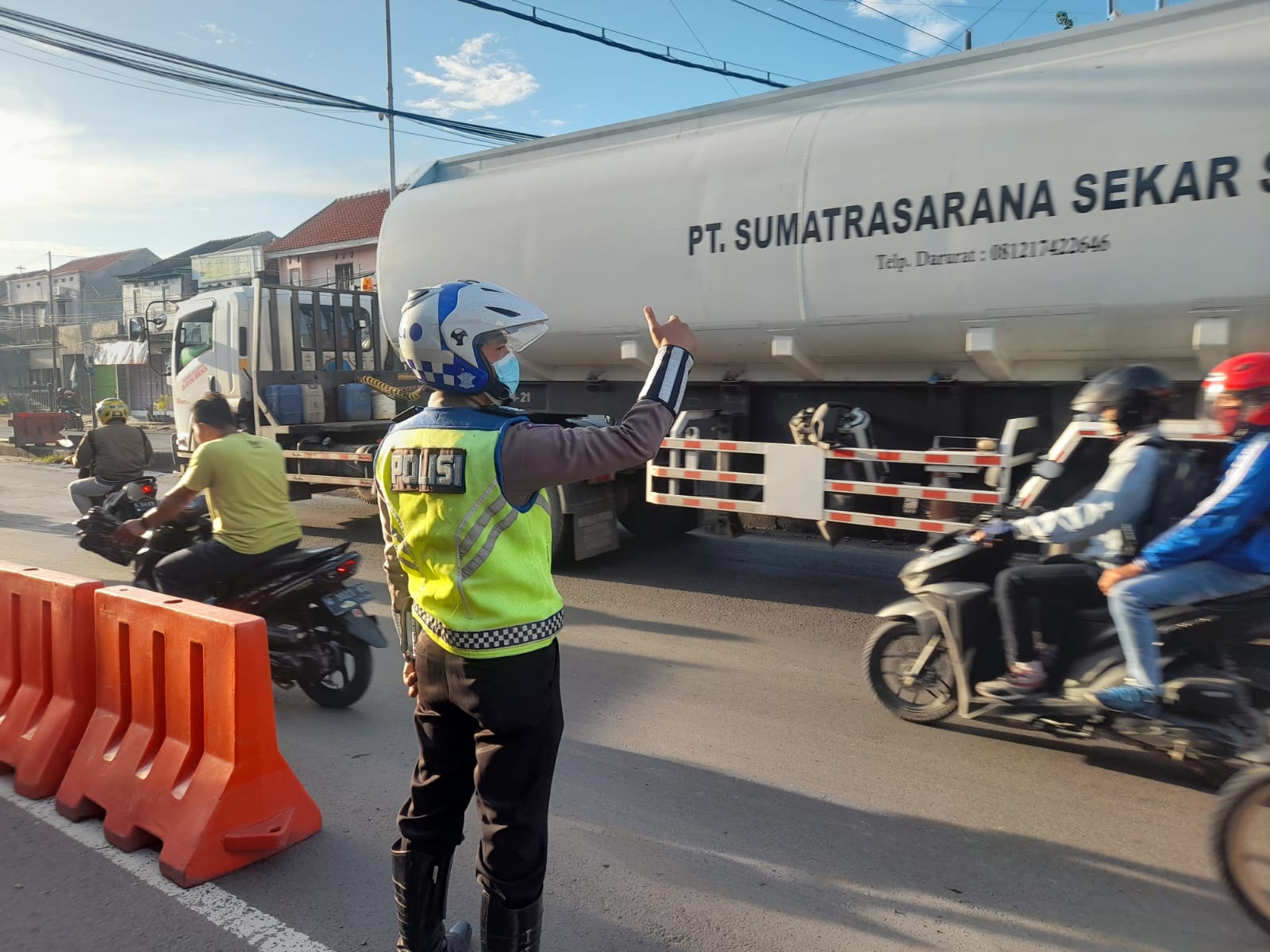 Arus Balik Lebaran 2022 di Gresik, Volume Kendaraan Padat Lancar