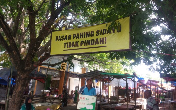 Renovasi Pasar Sidayu Gresik Belum Jelas, Pedagang Malah Dipaksa Teken Surat Persetujuan Pindah