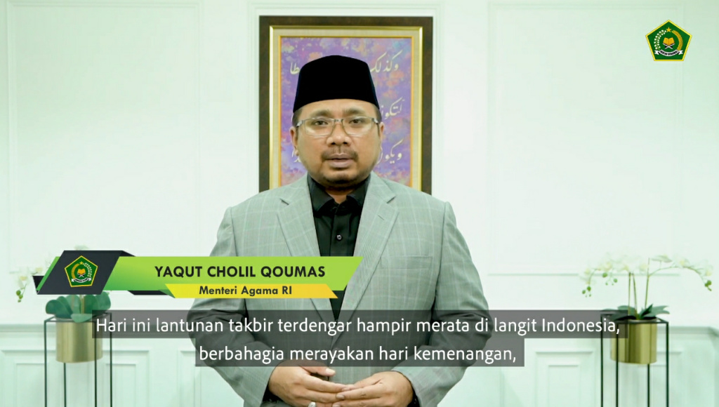 Menag Yaqut: Sebarkan Semangat Kebangsaan di Momen Idulfitri 1443 H