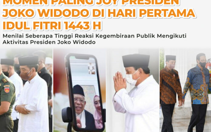 Tren Kegembiraan Publik Mengikuti Aktivitas Idulfitri Presiden Jokowi