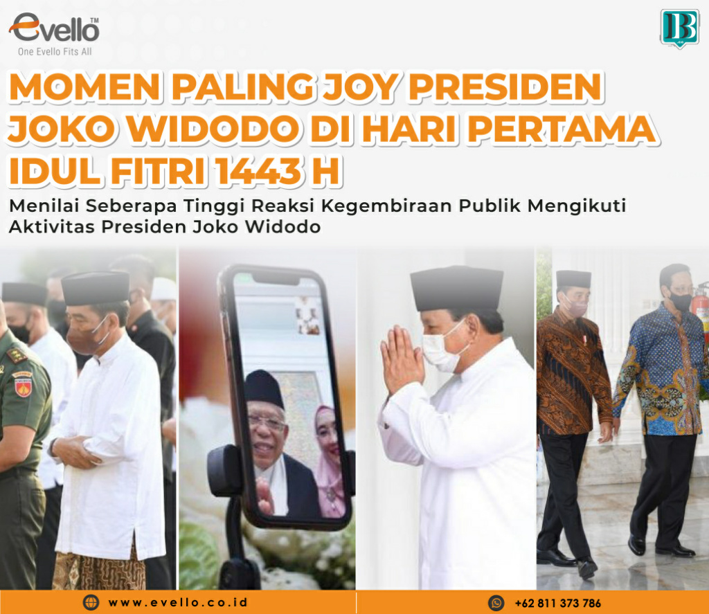 Tren Kegembiraan Publik Mengikuti Aktivitas Idulfitri Presiden Jokowi