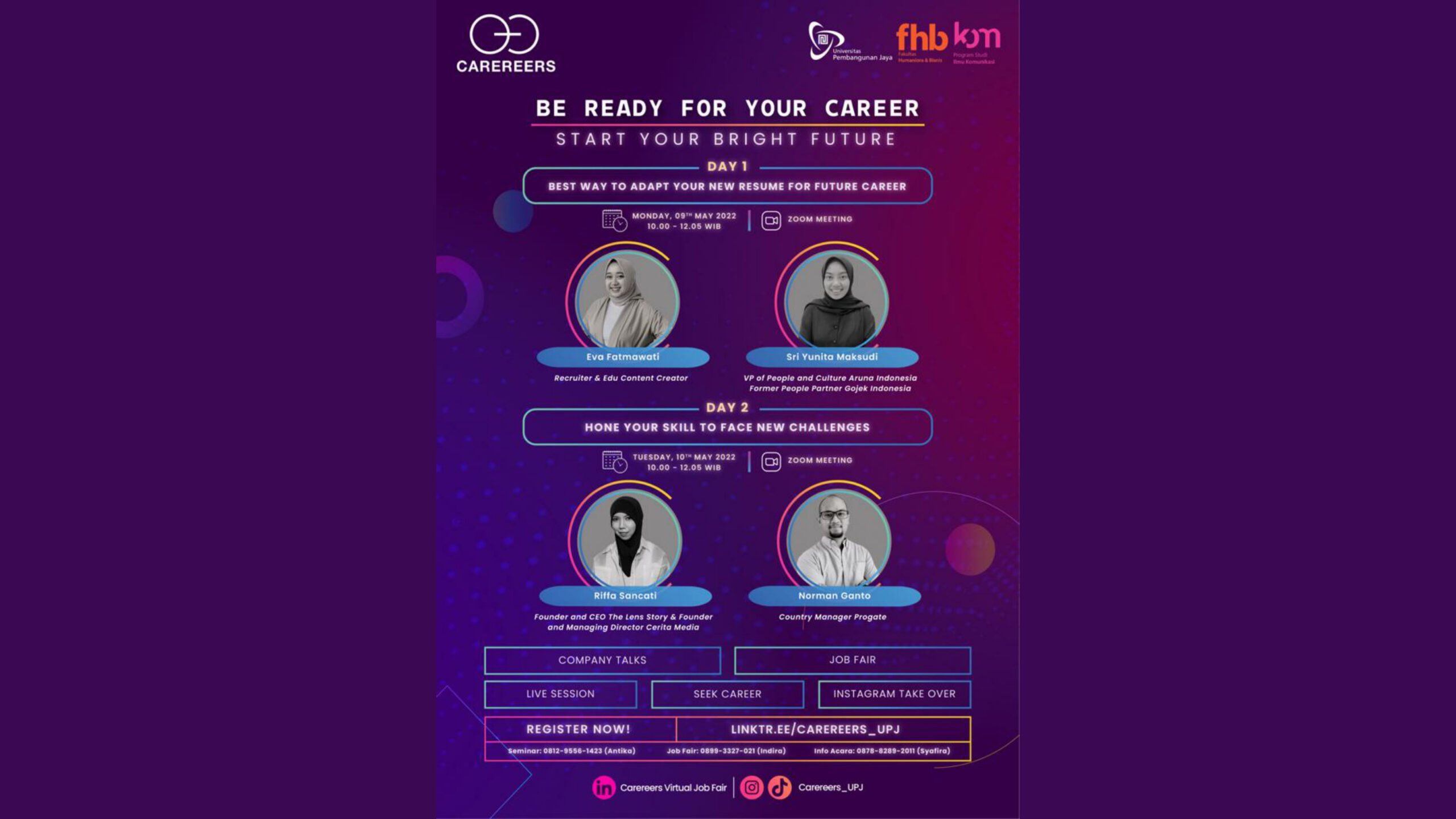 Kembali Digelar Secara Virtual, Carereers Virtual Job Fair 2022 Mengusung Tema 'Be Ready for Your Career'