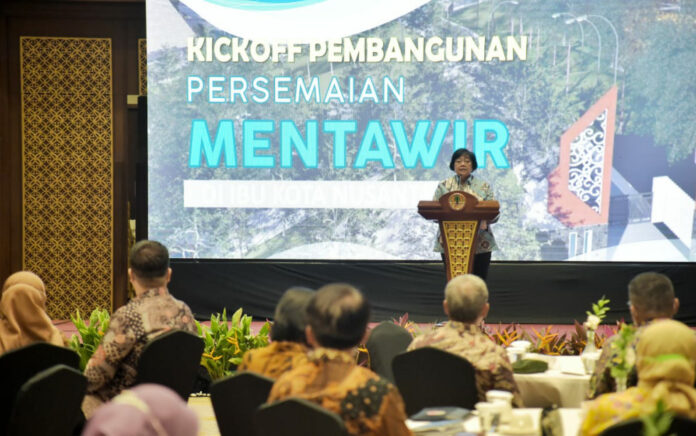 Menteri LHK, Siti Nurbaya Gelar Kick Off Pembangunan Persemaian Mentawir IKN