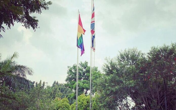 MUI Nilai Pengibaran Bendera LGBT Kedubes Inggris Sebagai Pelecehan