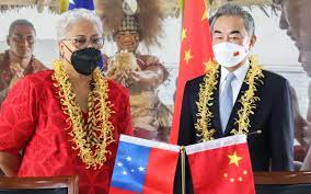 Samoa dan China Resmi Tandatangani Perjanjian Bilateral