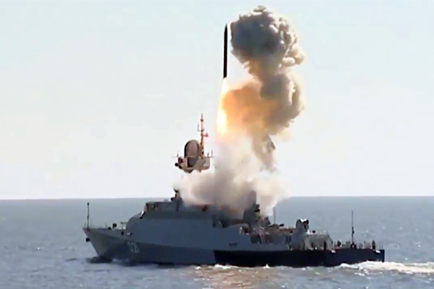 Armada Laut Hitam Rusia Luncurkan Dua Rudal Jelajah Kalibr ke Ukraina