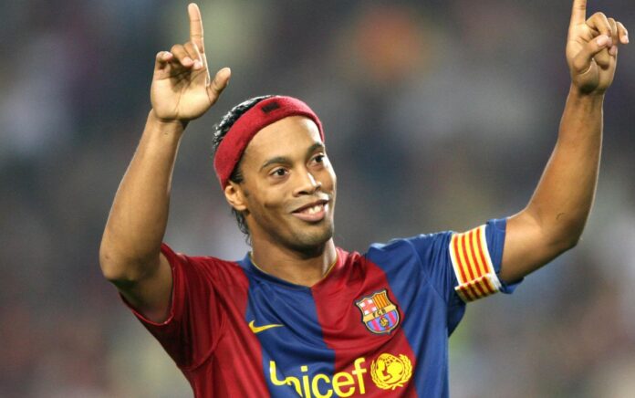 Legenda sepak bola Brazil, Ronaldinho (AP Photo)