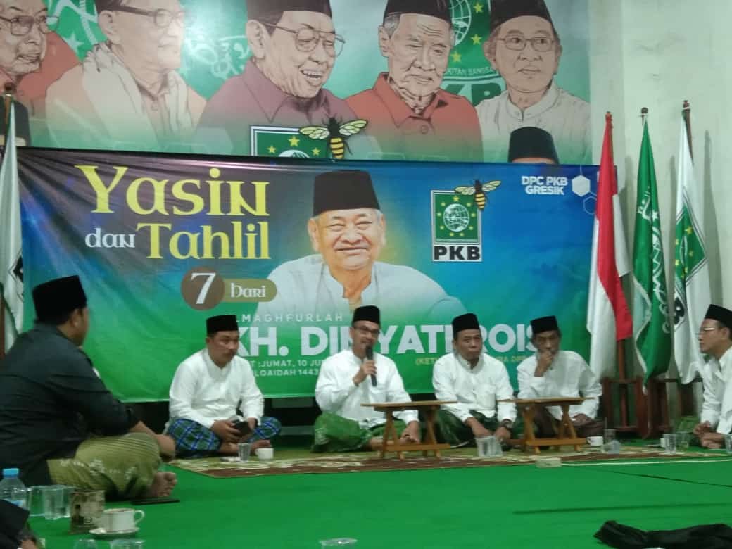 PKB Gresik Gelar Tahlil 7 Hari Wafatnya Mustasyar PBNU KH Dimyati Rois