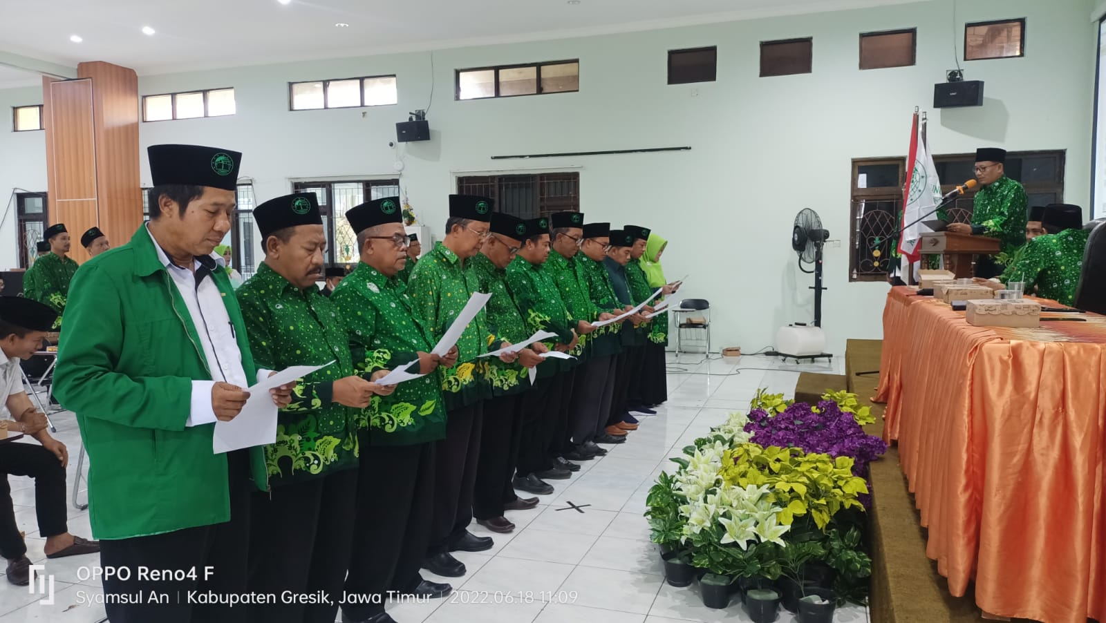 Persatuan Guru NU Gresik Masa Khidmat 2022-2027 Resmi Dilantik