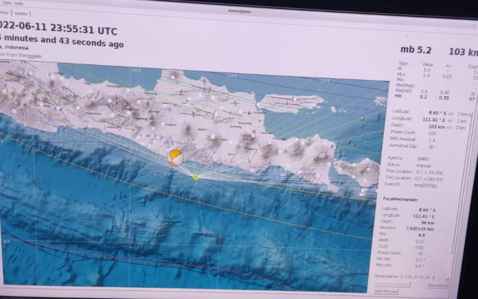 BMKG: Tidak Ada Kerusakan Pasca Gempa di Selatan Jawa Timur