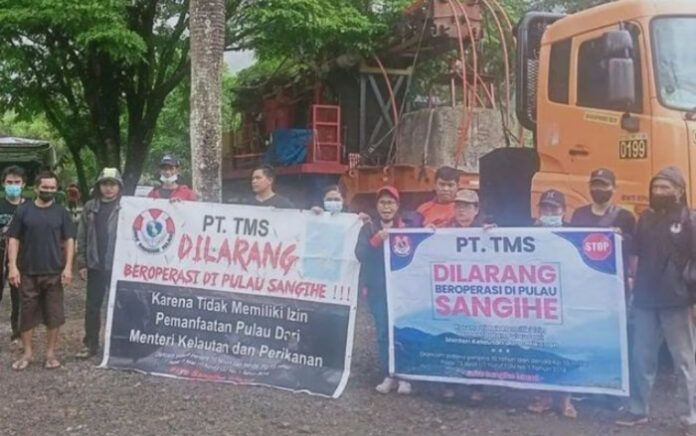 Polemik Tambang di Pulau Sangihe: Polisi Mulai Represif dan PT TMS Terus Membangkang