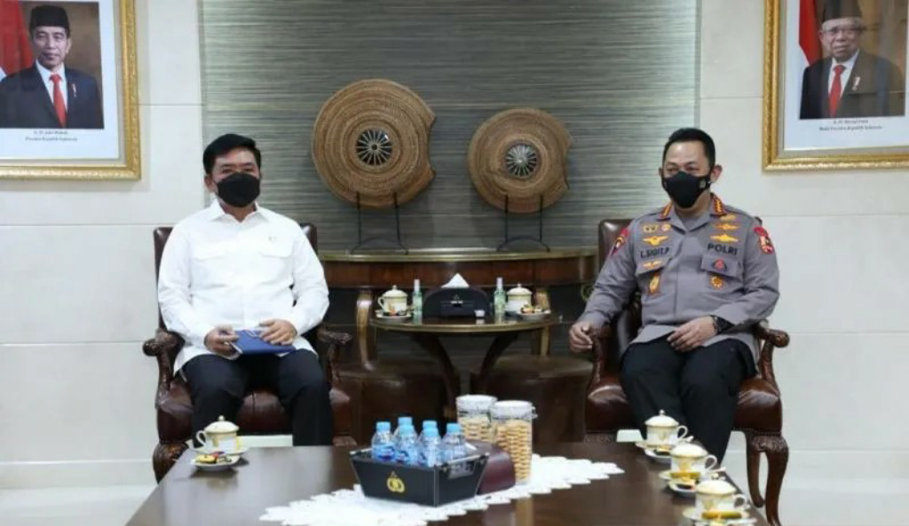 Menteri ATR Bertemu Kapolri Tingkatkan Sinergitas dan Kerja Sama