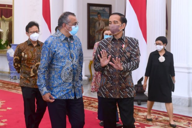 Kunjungi Indonesia, WHO Jokowi Pandemi Belum Berakhir