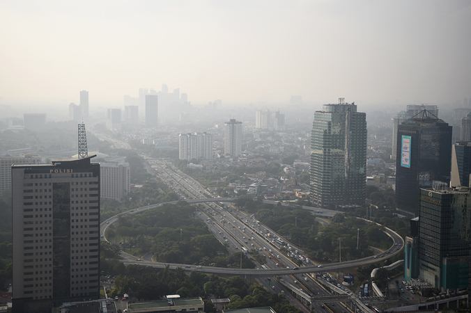 Hari Ini Kualitas Udara Jakarta Peringkat Terburuk di Dunia