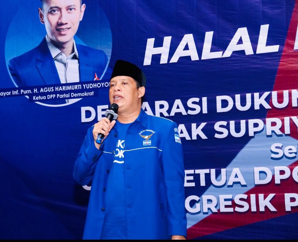 Supriyanto Dikabarkan Terpilih Ketua DPC Demokrat Gresik