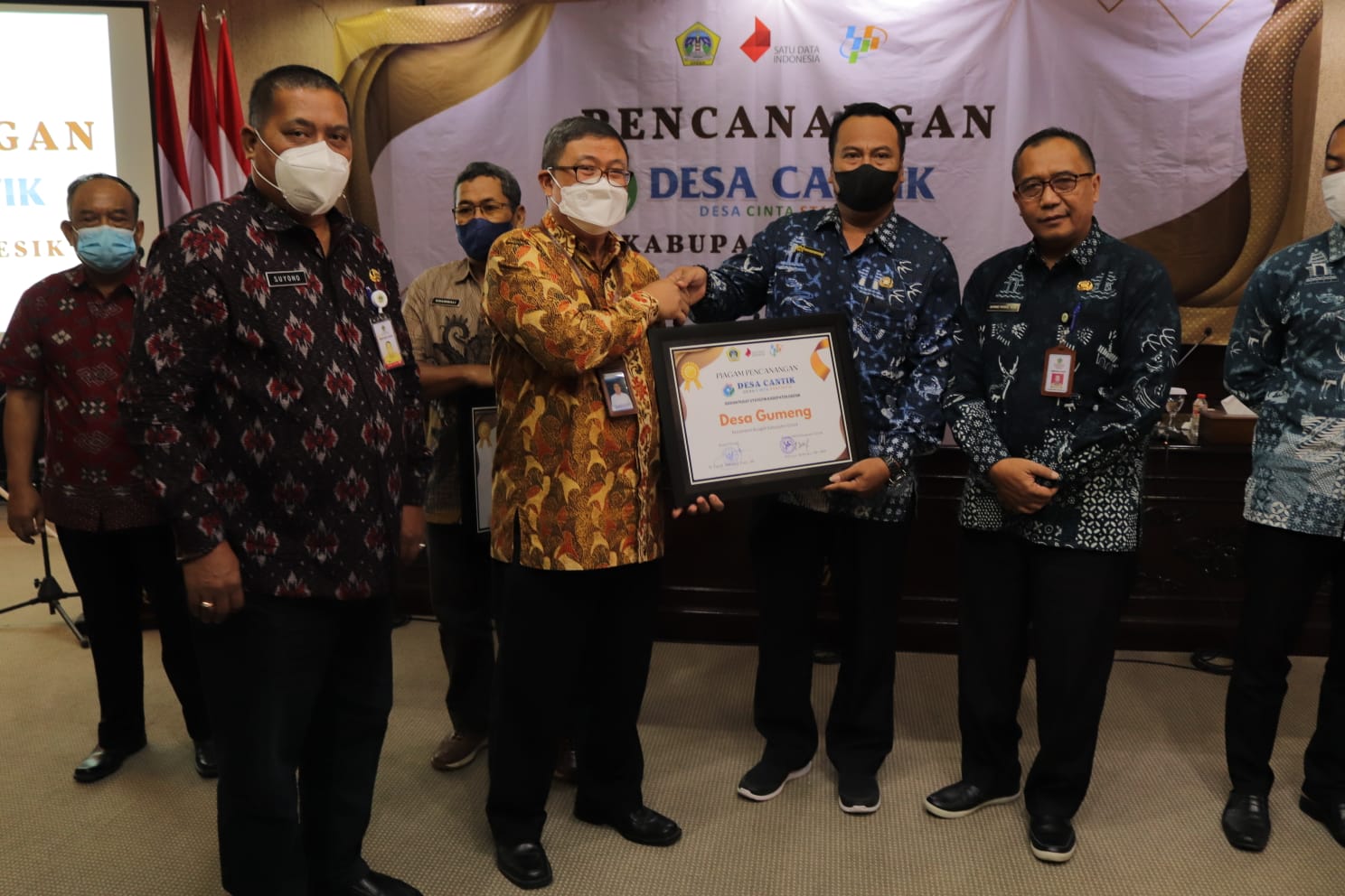 Menuju Satu Data, BPS Gresik Luncurkan Program Desa Statistik