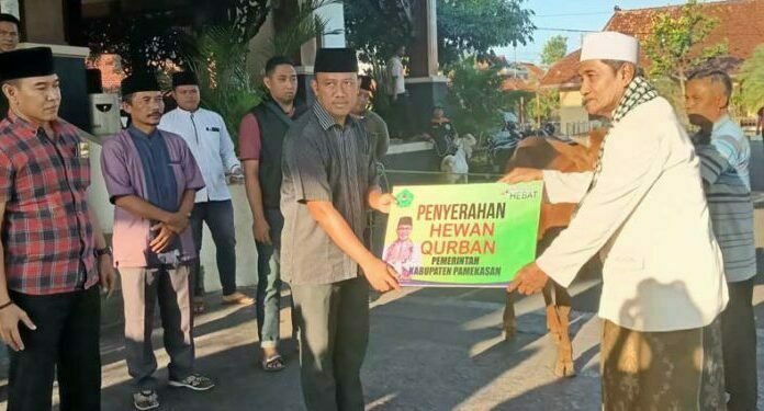 Bupati Pamekasan Salurkan 76 Hewan Kurban