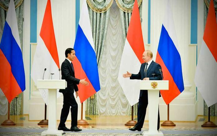 Pidato Lengkap Putin saat Bertemu Jokowi di Moskow