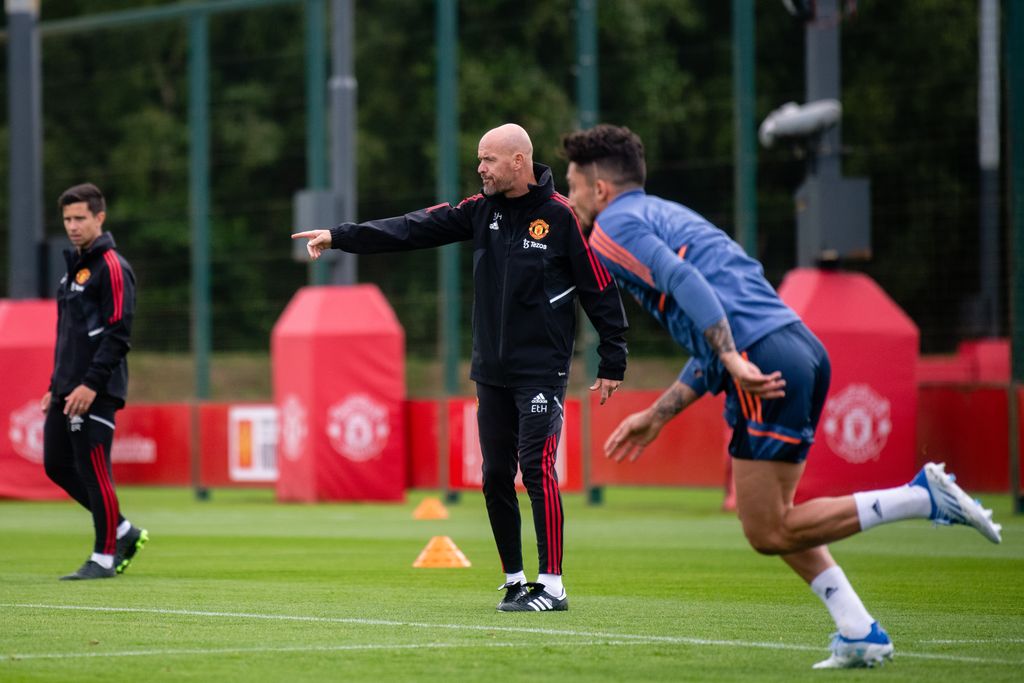 Erik ten Hag saat melatih skuat Manchester United (istimewa)