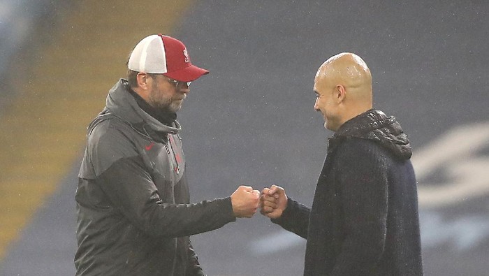 Head to Head: Jurgen Klopp Unggul Tipis dari Pep Guardiola (istimewa)