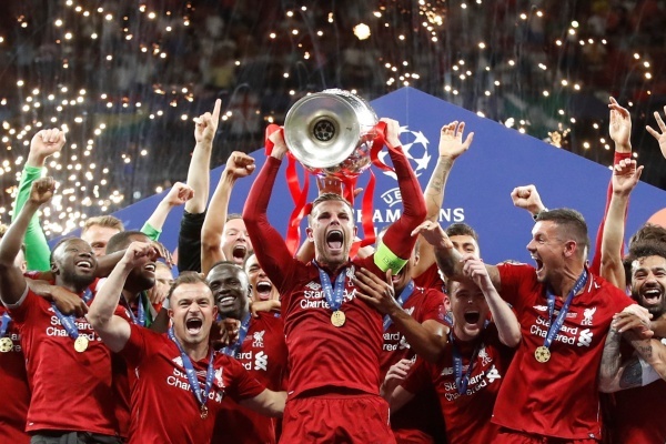Liverpool saat menjuarai UCL musim 2018/2019 (AP Photo)