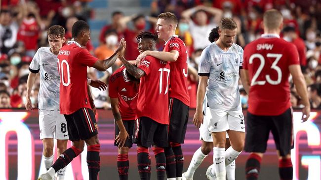 Manchester United menang 4-0 dari Liverpool dalam friendly match pra musim (istimewa)