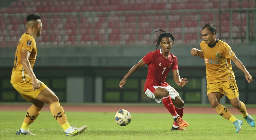 Timnas Indonesia U-19 saat tahan imbang Thailand di Piala AFF 2022 (istimewa)