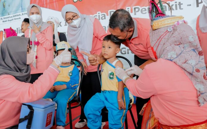 Gresik Canangkan Bulan Imunisasi Anak Nasional (BIAN) Tahun 2022