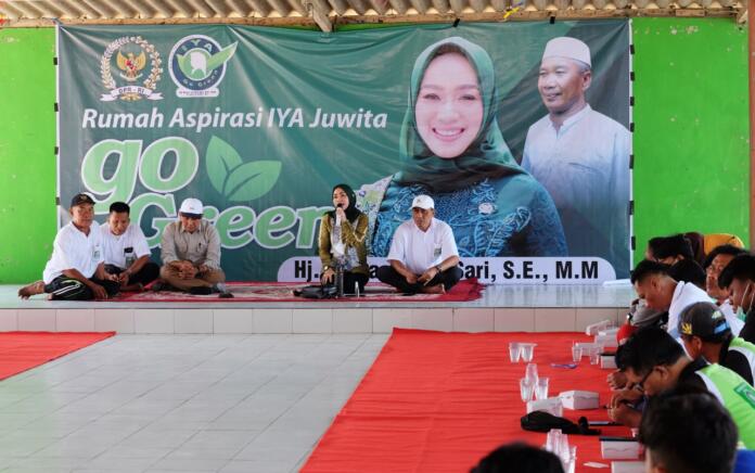 Ratna Juwita Launching Rumah Aspirasi IYA Juwita Go Green