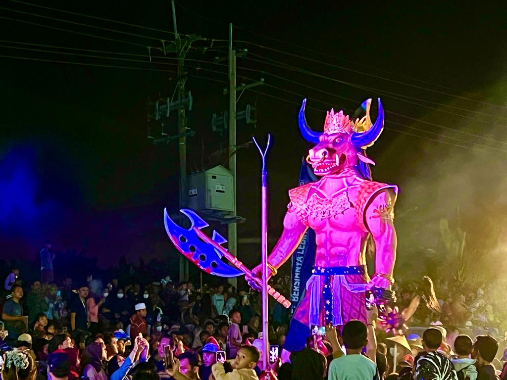 Bamboo Carnival di Sembayat Gresik Meriahkan Hari Kemerdekaan RI ke-77