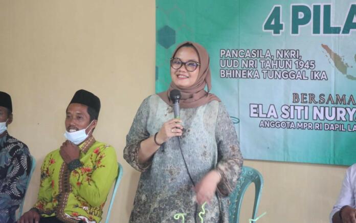 Sosialisasi Empat Pilar Kebangsaan, Ella Siti Nuryamah: Jaga Kesatuan dengan Kebhinnekaan.