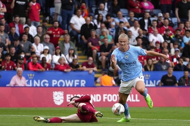 Erling Haaland Cetak Dua Gol di Laga Perdana Man City, Ini 5 Rekor Terbarunya! (istimewa)