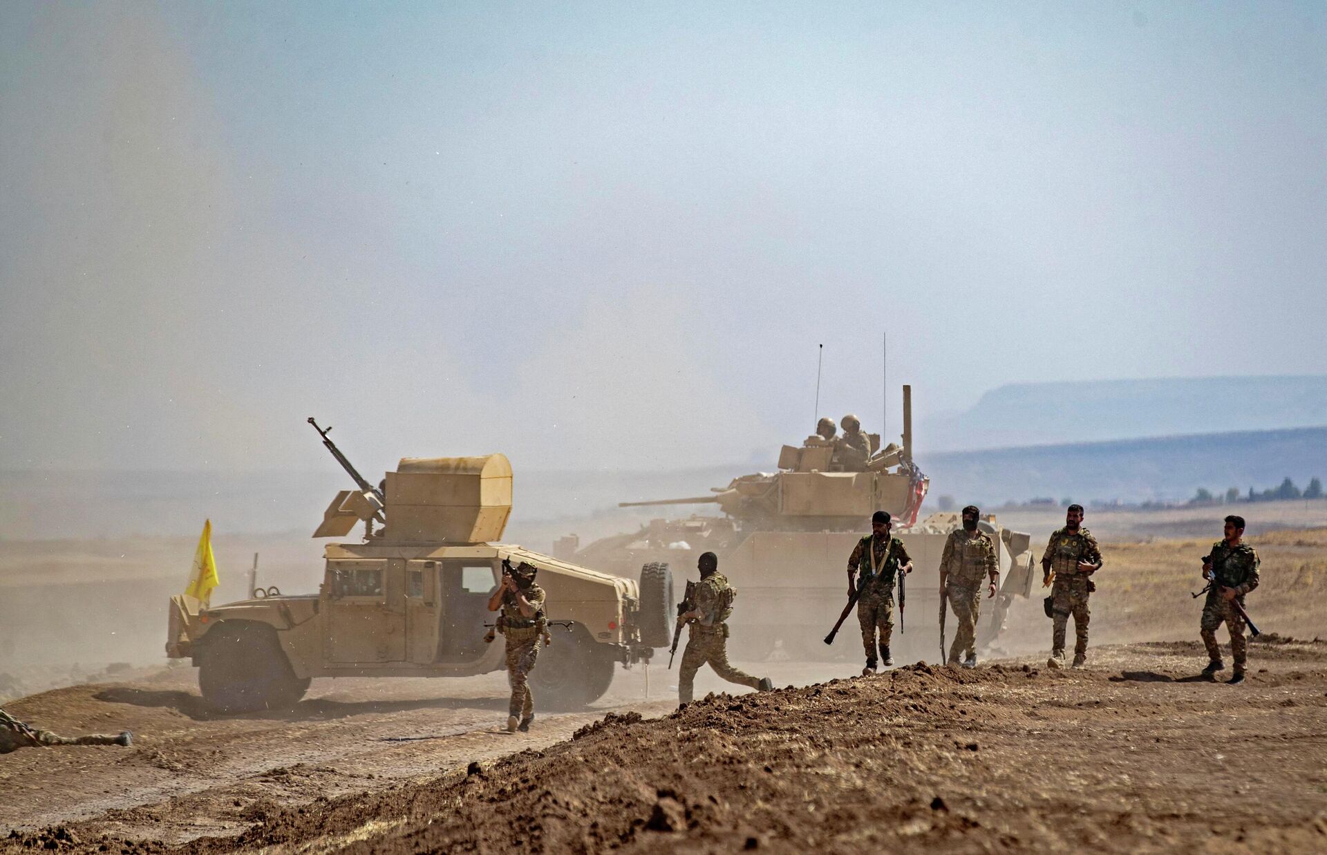 AS Melatih Milisi Kurdi Suriah di Tengah Ancaman Operasi Turki