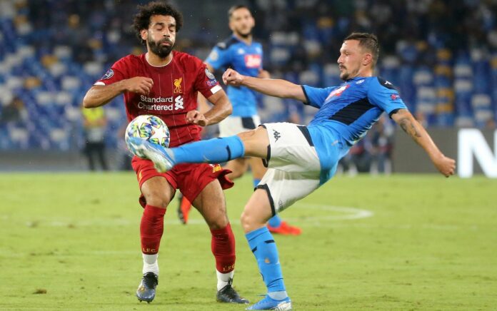 Liverpool saat dibantai Napoli 4-1 dalam gelaran perdana Liga Champions 2022/2023 (istimewa)