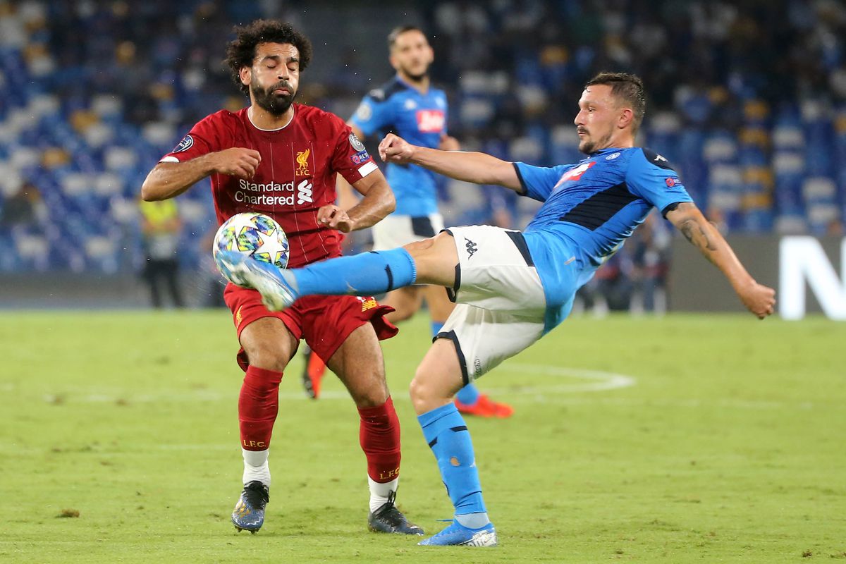 Liverpool saat dibantai Napoli 4-1 dalam gelaran perdana Liga Champions 2022/2023 (istimewa)