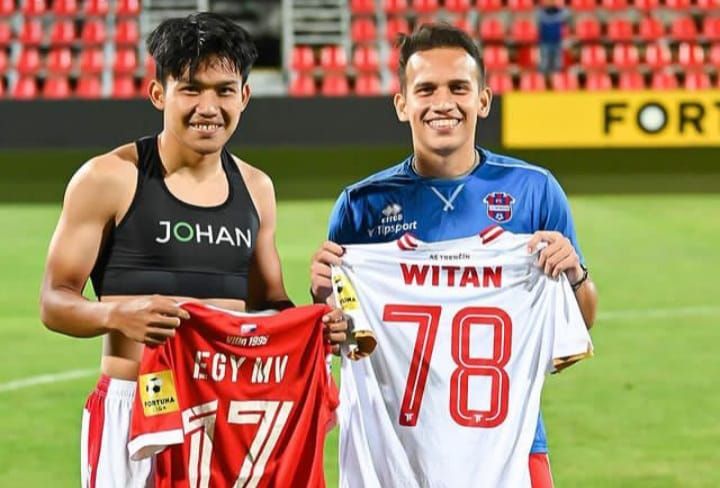 Witan dan Egy menjadi pemain Indonesia yang berkompetisi di Liga 1 Slovakia (istimewa)