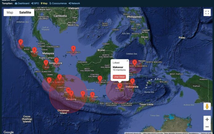 Peta Lokasi Demo Kenaikan Harga BBM