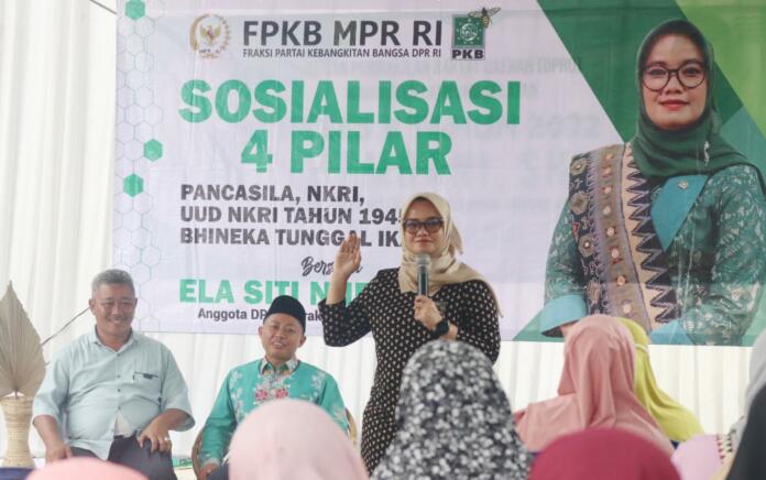 Kuatkan Kesadaran Berbangsa dan Bernegara, Ela Siti Nuryamah Gelar Sosialisasi 4 Pilar Kebangsaan