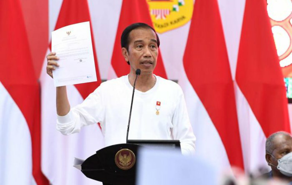Kunker ke Papua, Presiden Jokowi Bagikan NIB UMKM