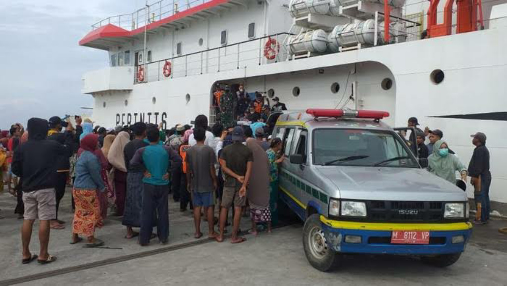 Polisi Pastikan Penyebap Terbakarnya KM. Sabuk Nusantara 91 di Pulau Masalembu Sumenep