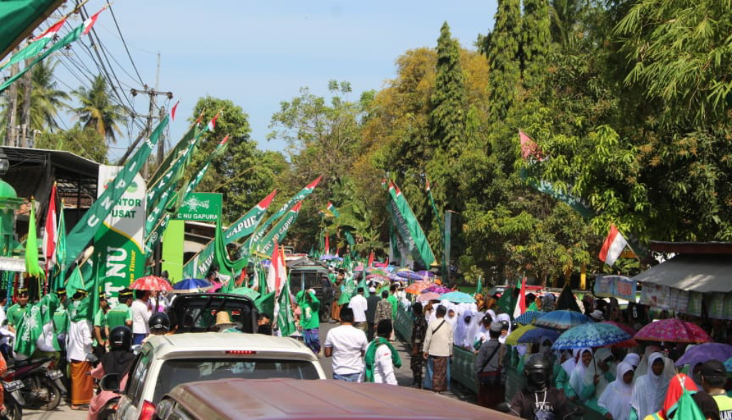 1 Abad Nahdlatul Ulama, MWC NU Gapura Gelar Kirab Nahdliyin