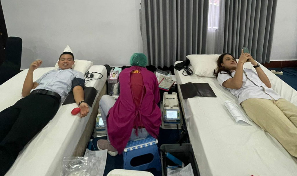 Tambah Ketersediaan Stok Darah, Tidar Bali dan Gerindra Denpasar Timur Gelar Donor Darah