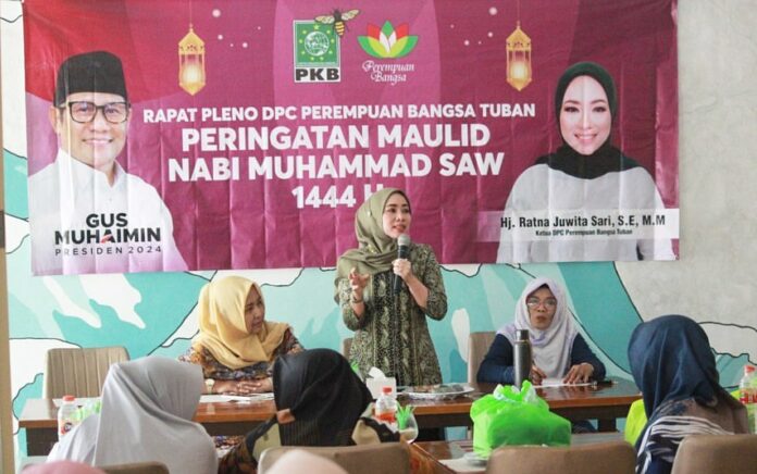 Ratna Juwita Ajak Perempuan Bangsa Tuban Edukasi Masyarakat soal Pragmatisme Politik