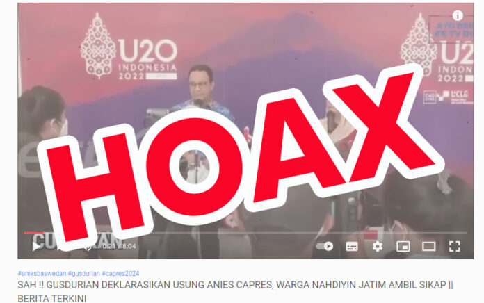 Beredar Video Dukungan Gusdurian Terhadap Anies, Yenny Wahid: Hoax