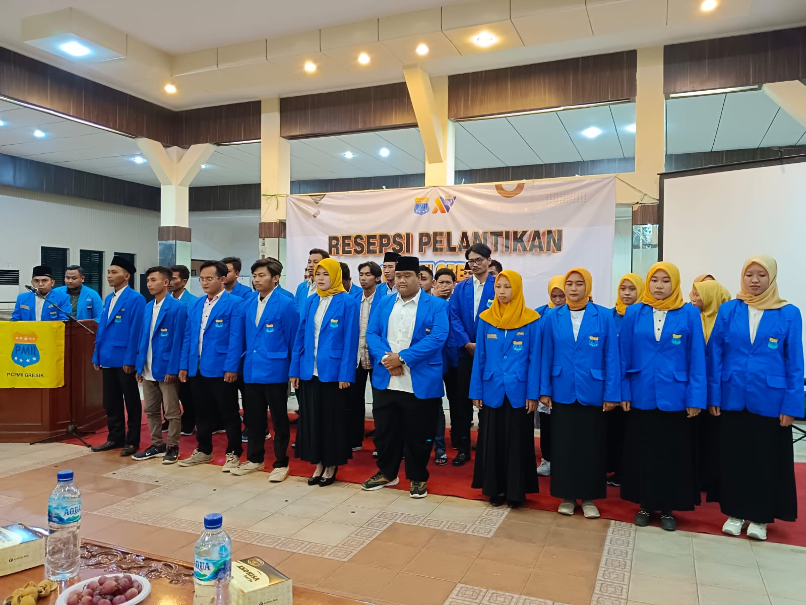 Pelantikan PMII Gresik 2022-2023, Sejumlah Tokoh Alumni Beri Wejangan