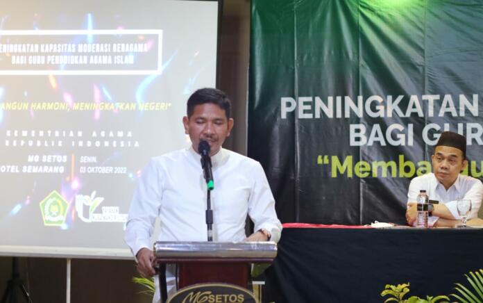 Kemenag Ingatkan Petingnya Pemahaman Moderasi Beragama Bagi Guru PAI